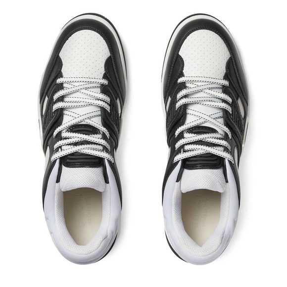 Gucci Men’s Basket low-top sneakers Black/White - Picture 3 of 16